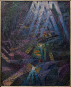The Forces of a Street by Umberto Boccioni